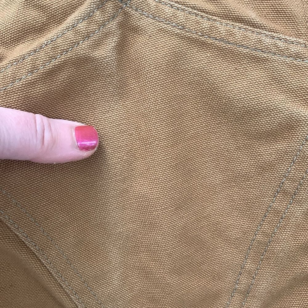 Carhartt Vintage Quilted Lined Double Knee Overalls R02 BRN Made In USA 36x30 - Picture 15 of 17
